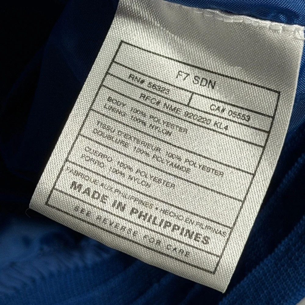Vintage Nike Golf Mens Blue V-Neck Windbreaker‎ Pullover Jacket Large Y2K Sport